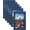 Blue 6P, variant on 8x10 Picture Frame - Navy Blue Sturdy Wood Composite Photo Frame - Semi-tempered Glass - Includes Hanging Hardware and Desktop Easel - For Landscape/Portrait Frame (6 Pack)