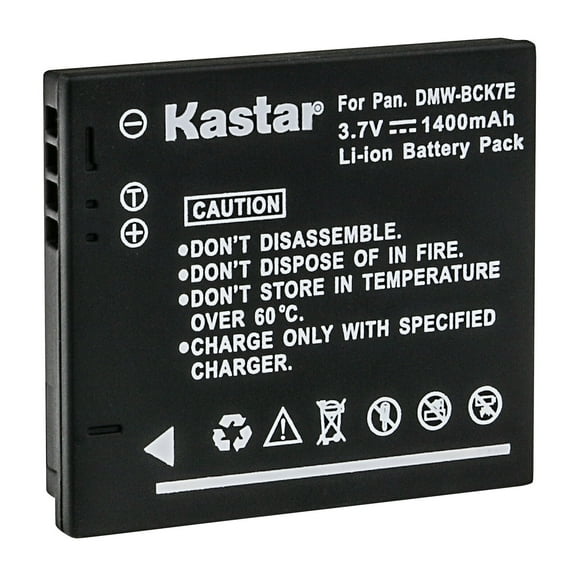 Kastar 1-Pack DMW-BCK7E Battery Replacement for Panasonic Lumix DMC-FS18, Lumix DMC-FS22, Lumix DMC-FS28, Lumix DMC-FS35, Lumix DMC-FS37, Lumix DMC-FS40, Lumix DMC-FS45, Lumix DMC-FT20 Camera