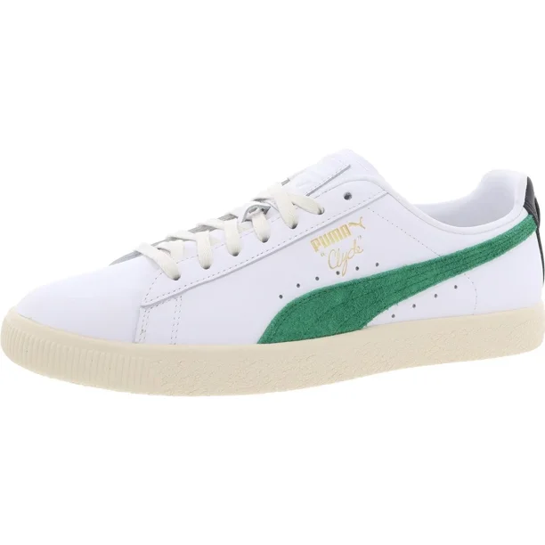 PU & MA Mens Clyde Base L Lace-Up Leather Casual And Fashion Sneakers BHFO 8955
