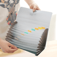 thumbnail image 3 of Small Accordion File Organizer - A6 Mini Expanding Portable Accordion File Folder, 3 of 5