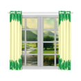 thumbnail image 3 of Mkhert Clover Blackout Window Curtain Kitchen Curtain 26X39 Inch, 2 Panels, 3 of 3