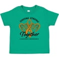 thumbnail image 3 of Inktastic Leukemia Awareness Staying Strong Together and Orange Ribbon Boys or Girls Baby T-Shirt, 3 of 5