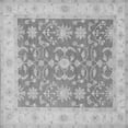 thumbnail image 1 of Ahgly Company Indoor Square Oriental Gray Traditional Area Rugs, 4' Square, 1 of 1