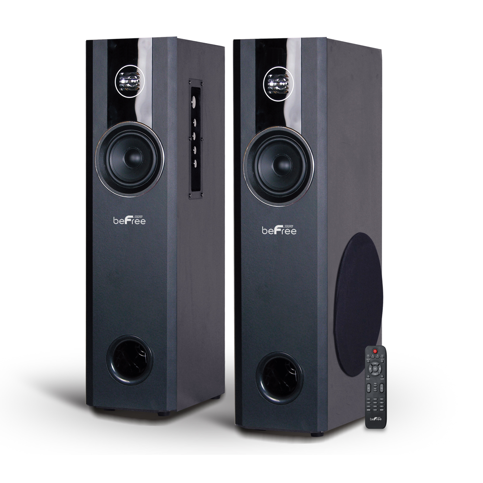 Befree Sound 2 1 Channel Powered Bluetooth Tower Speakers Pair