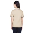 thumbnail image 3 of Devon & Jones Ladies' Tipped Perfect Pima Interlock Polo - D140W, 3 of 4