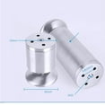 thumbnail image 4 of 2inch Round Cabinet Metal Legs Stainless Steel Kitchen Feet , 10cm, 4 of 9
