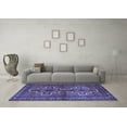 thumbnail image 3 of Ahgly Company Indoor Rectangle Persian Blue Traditional Area Rugs, 5' x 7', 3 of 4