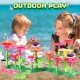 thumbnail image 4 of (52 piezas) Juguetes de construcción de jardín de flores para niñas de 3 a 6 años, juegos de ramos de bricolaje para niñas y niños, juguetes creativos de bloques de construcción para niños, 4 of 4