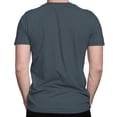 thumbnail image 3 of NYC Factory New York City Men's T-Shirt Screen Printed Charcoal Lennon Gray Tee Medium, 3 of 3