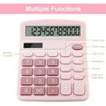 thumbnail image 4 of Cute Kids' Desktop Basic Calculator - Dual Power: Solar & Battery Operated - 4 Basic Functions & Essential Financial Calculations - Large Buttons & 12-Digit Large Display - Ideal for Office, Home, 4 of 6