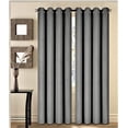 thumbnail image 1 of Emboss Blackout Grommet Panel, 52x84 Inch, Pewter, 1 Panel, 1 of 2