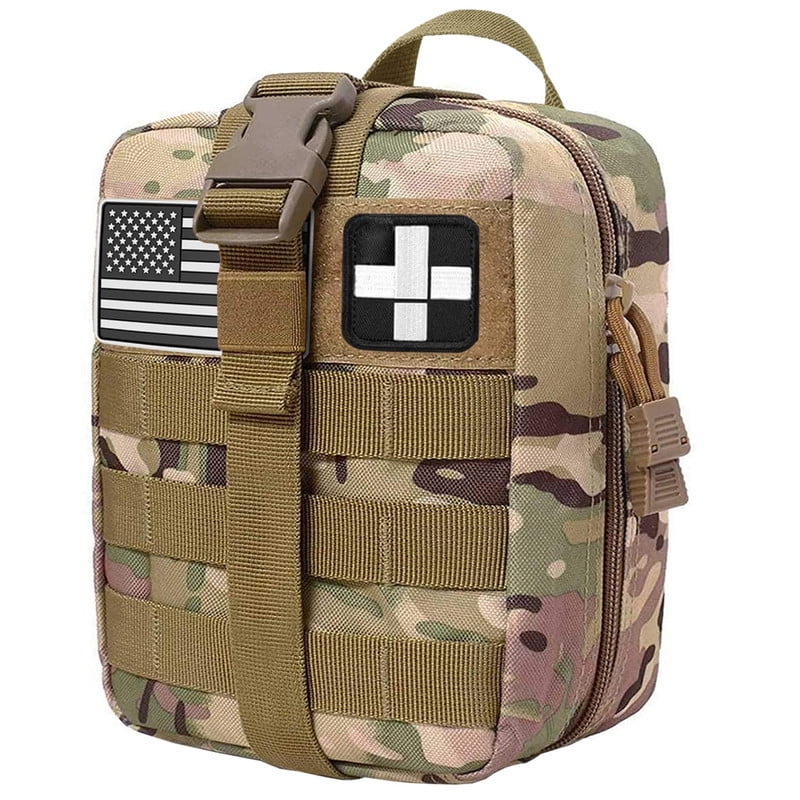 First Aid Pouch, Molle EMT Pouches RipAway Military IFAK Medical Bag Outdoor Emergency Survival