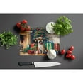 thumbnail image 4 of Border Terrier Cozy Christmas Glass Cutting Board Large 12 in x 15 in, 4 of 5