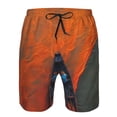 thumbnail image 3 of Fotbe Orange Net Fishing Boat Trajes de Baño Estampados para Hombre, Shorts de Verano de Secado Rápido, Ropa de Playa, Bañadores-3X-Large, 3 of 6