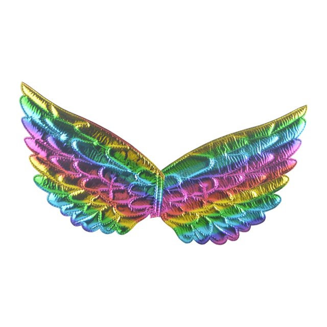 Ala de vestuario Ala de ángel para niños, ala de , disfraz de Cosplay para mujer, mariposa para niños y niñas, juego de cumpleaños, , Colorful Vistoso Magideal Ala de vestuario