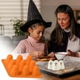 thumbnail image 5 of shyuyusa Silicone Ghost Mold - Flexible Baking Craft Candy Making Tray For Halloween Themed Treats And Decorations, 5 of 7