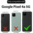 thumbnail image 2 of for Google Pixel 4a 5G (NOT FIT Pixel 4A) Temper Glass Holster Case Slim Shell Shock Absorption Kickstand Armor Case with Belt Swivel Clip Holster Cover (Black), 2 of 4