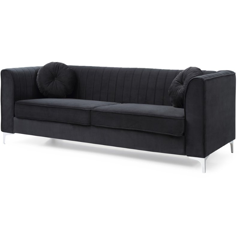 Glory Furniture Delray G793AS Sofa ( 2 Boxes ) , BLACK