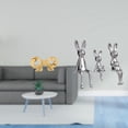 thumbnail image 2 of Tirador De Latón Con Forma De Lazo Para Cajones De Cocina, Figura De Conejo Familiar, Estatuas, Adorno De Escritorio, Centro De Mesa, Escultura De Animal, Decoración De Armario., 2 of 8