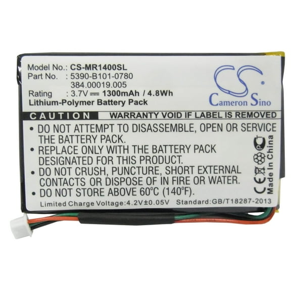 1300mAh Magellan 384.00019.005 5390-B101-0780 0829FL22538 Battery for RoadMate 1400 RoadMate 1475T RoadMate 1445T RoadMate 1430