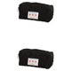 thumbnail image 1 of Matsuzay Estuche para lápices con almohada para niña, bolsas de cosméticos de gran capacidad, bolsas de papelería en forma de cubo, Negro 2Conjunto, 1 of 6