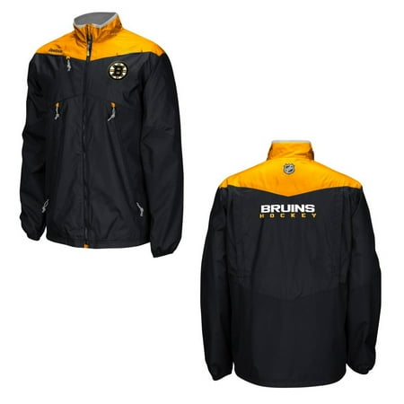 Reebok Nhl Jacket - boston bruins reebok center ice rink jacket - black
