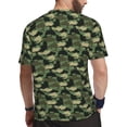 thumbnail image 2 of Wukai Camouflage Shark Print Men's Short-Sleeved Mesh T-Shirt,Quick-Dry Short Sleeve Workout T-Shirt-X-Small, 2 of 8