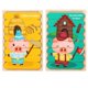 thumbnail image 1 of Rompecabezas 3D De Doble Cara Para Contar Historias, Rompecabezas Montessori Apilable Para Niños, Juguete Para Niños, Regalos Para Jugar Vogacara FN003359-02, 1 of 6