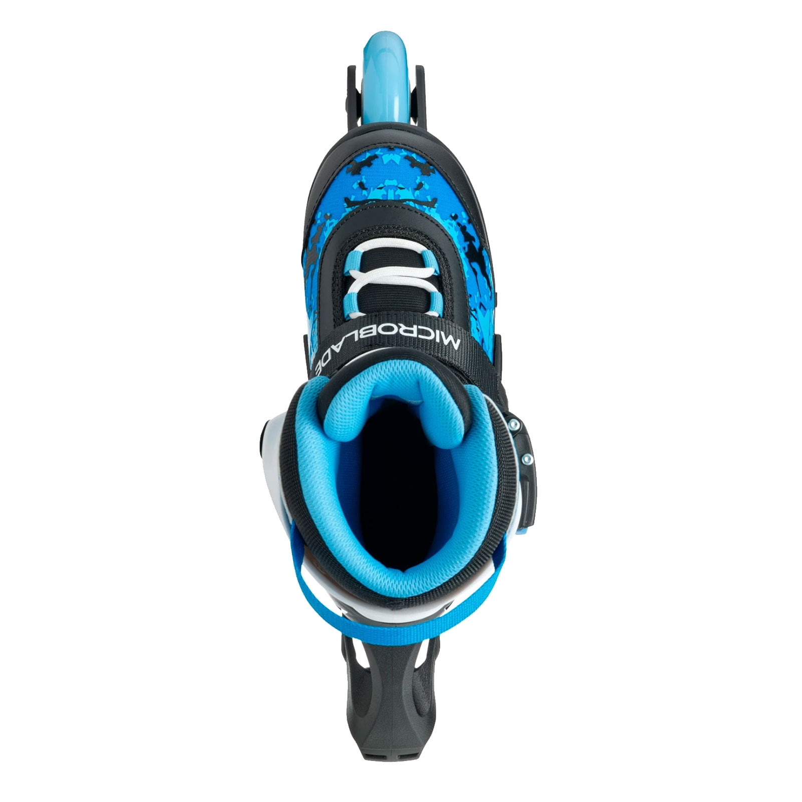ROLLERBLADE Kids' Microblade SL Black/Sky Blue Skates, Size: 2-5 (86B0751540NF02-2-5)