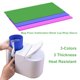 thumbnail image 3 of Juego de fundas para vasos Warkul para sublimación: 3 fundas de silicona resistentes al calor con 3 grosores y 3 colores para prensas de tazas DIY., 3 of 8