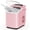 Pink, variant on edx Ice Maker, Self-Cleaning Countertop Ice Maker, with Handle & Ice Scoop, 9 Bullet Cubes in 6~8 Mins, 26lbs Daily, Pink