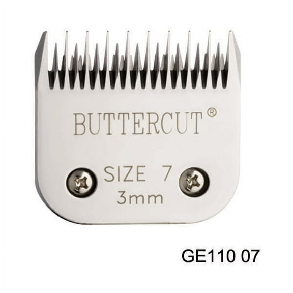 Geib Stainless Steel Buttercut Grooming Blades High Quality Durable Ultra Sharp (# 7 Skip Tooth = 1/8" Cut)