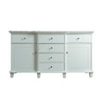 thumbnail image 2 of Stufurhome Cadence White 60 inch Double Sink Bathroom Vanity, 2 of 13