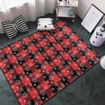 thumbnail image 3 of Shaggy Area Rug, Christmas With Snowflakes Rugs for Living Room Bedroom Non Slip Door Mat Indoor Carpet Machine Washable Nursery Home Decor Floor Mats for Entryway 60x39in, 3 of 5