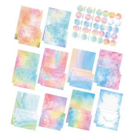 TABLZONE 1Set Multi Function Writing Paper and Envelope Set Decorative Stationery Paper