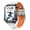 Black + White Orange Dual-Color Silicone Strap, variant on The Best Gift This Winter | The First Dual-Function Smart Music Watch Is Available in Limited Quantities | It Is Both a Smart Watch And a Music Player | Outdoor Sports