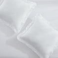 thumbnail image 2 of My Texas House Charlotte White Solid Cotton Euro Shams, Euro (3 Count), 2 of 5