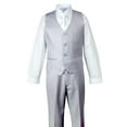 thumbnail image 2 of Spring Notion Big Boys' Two Button Suit, Light Grey, 2 of 3