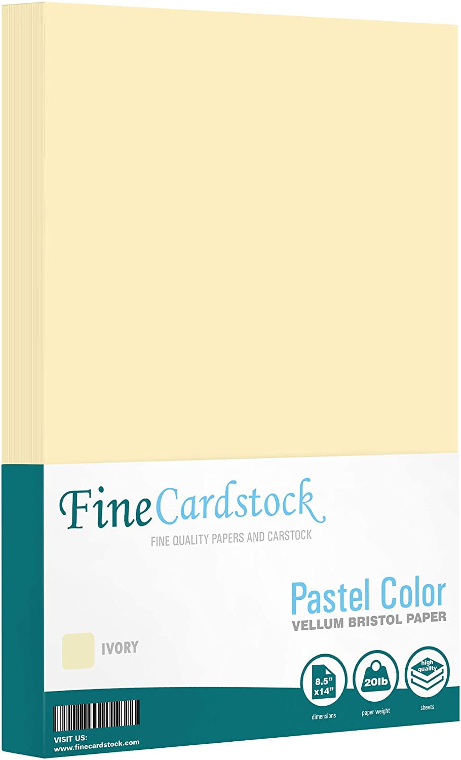 8.5 x 14” Pastel Color Paper – Great for Cards and Stationery Printing, Legal, Menu Size, Lightweight 20lb Paper, 100 Sheets