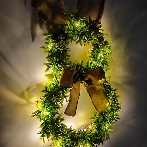 ShinYu Easter Wreath Ear Decoration Door Hanging Vines Wreath
