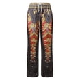 thumbnail image 3 of WILLBEST Pantalones Casuales elegantes para Mujer, Pantalones Harén de Cintura Elástica a La Moda con Bolsillo, Pantalones Holgados y Cómodos con Estampado para Uso Diario. Chica, 3 of 6