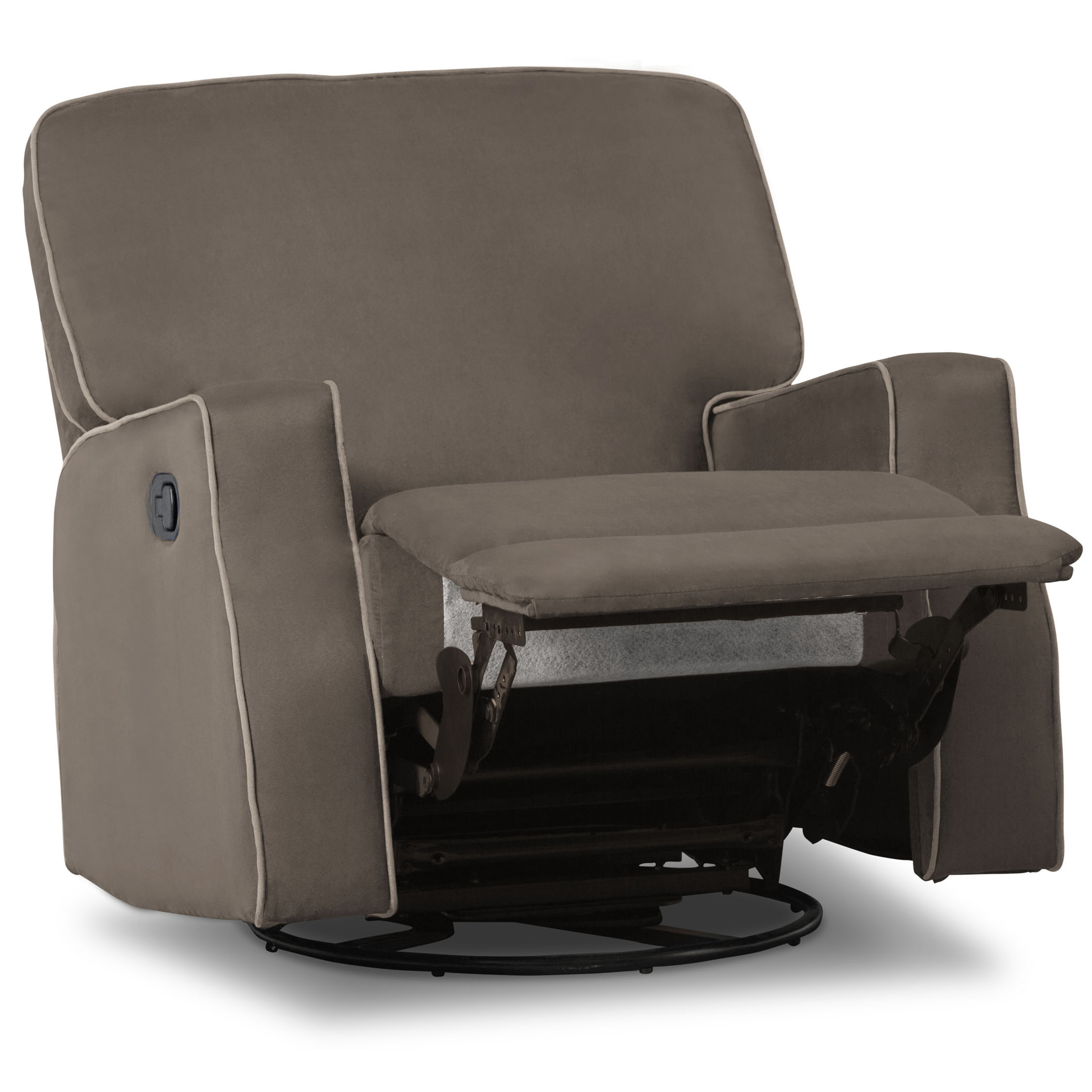 delta children dylan nursery recliner glider swivel chair