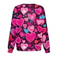 thumbnail image 4 of FrzhBrz Valentines Day Scrub Jacket for Women Snap Front Love Heart Long Sleeve Scrub Jacket Tops Workwear Nursing Uniform, 4 of 4