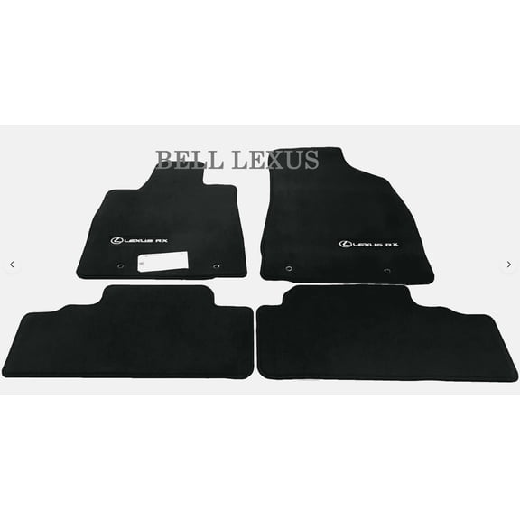 LEXUS OEM FACTORY CARPET FLOOR MAT SET 2011-2012 RX450H 2010-2012 RX350 BLACK