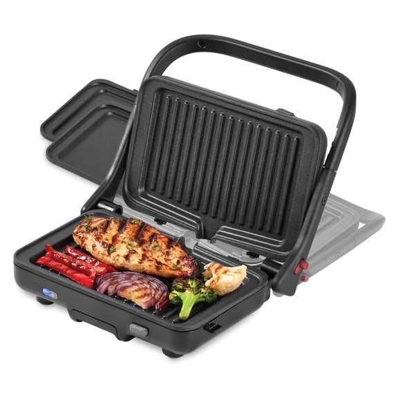 Dash MultiMaker® Flex Press Grill System - 1000 Watts, Forged Iron
