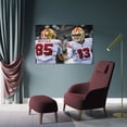 thumbnail image 4 of Brock Purdy George Kittle Signed Poster Poster Cool Artworks Painting Wall Art Canvas Prints Hanging Picture Home Decor Posters Gift 08x12inch(20x30cm), 4 of 6