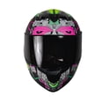 thumbnail image 4 of Casco Cerrado De Moto Kov Sparta Error Rosa Verde KOV Sparta Error, 4 of 4