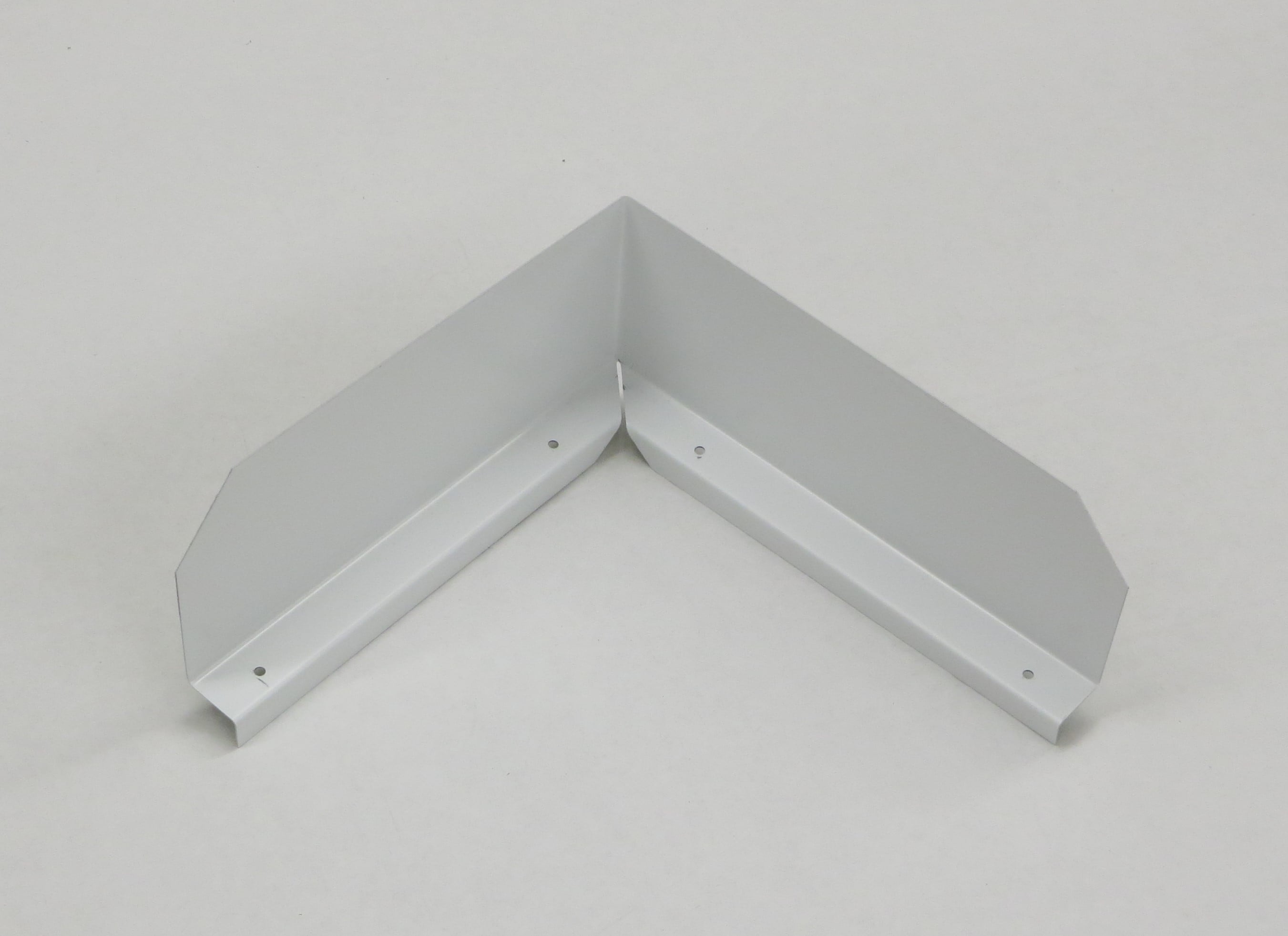 Bent (Inside Corner) Gutter Valley Splash Guards 12 ct LOW GLOSS