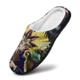 thumbnail image 3 of Yu-Gi-Oh Film Men's Fuzzy Slippers House Open Back Slippers Closed Toe Slippers Winter Cotton Lightweight Anti-slip Rubber Sole Slippers, 3 of 9