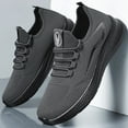 thumbnail image 5 of Dakaela Mens Running Shoes Sports Fashion Walking Sneakers Mesh Comfort Casual Dress Footwear Grey 8.5, 5 of 8